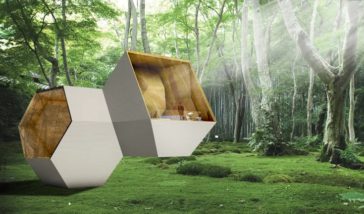 Cloud-like: Prefab house by Studio Fuksas