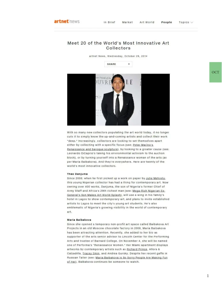 Meet 20 of the Worlds Most Innovative Art Collectors