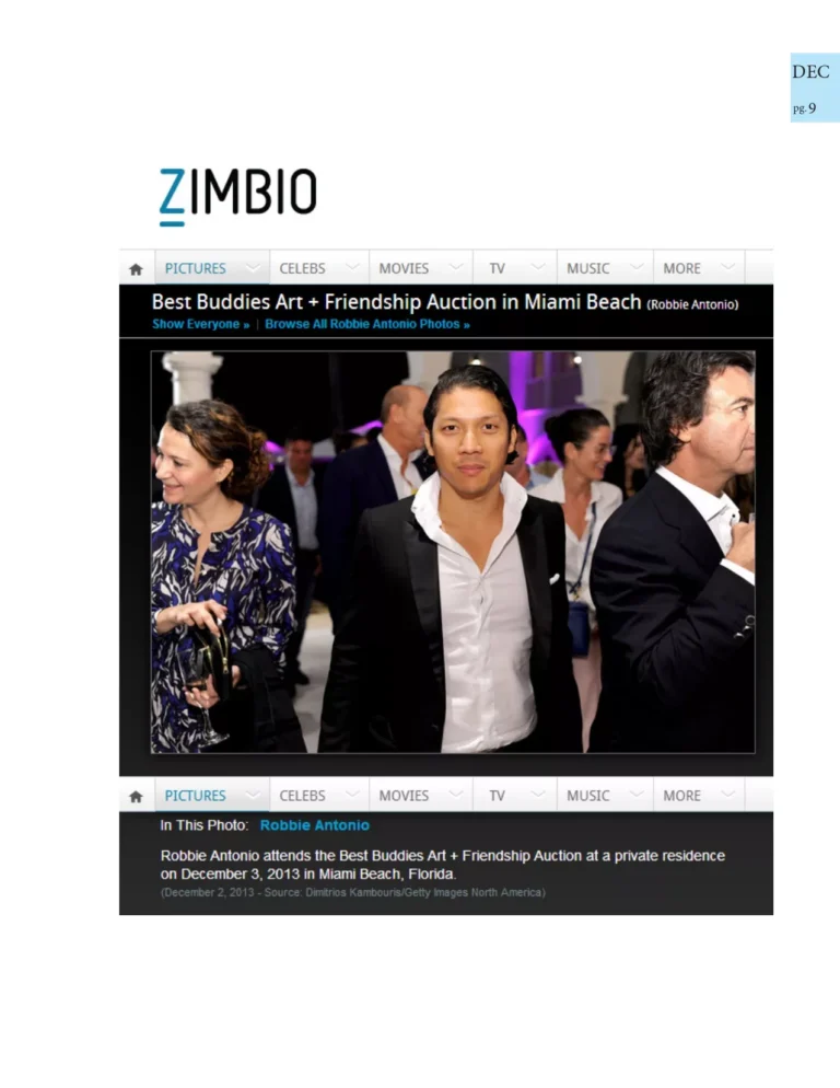 “Best Buddies Art + Friendship Auction in Miami Beach”