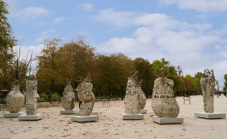 Prouvé, poetry, and park life collide at the Tuileries Garden