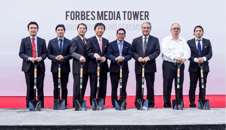 Century Properties Group, Mitsubishi Corp. Break Ground For Forbes Media Tower In The Philippines