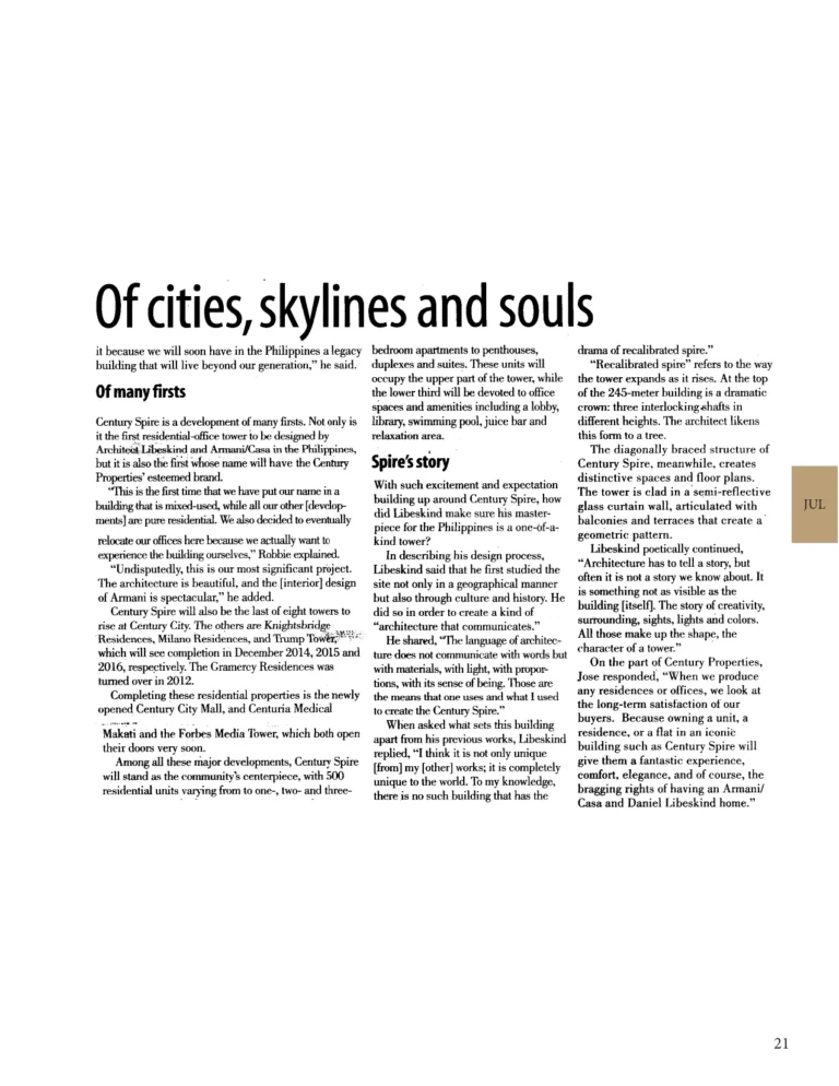 Daniel Libeskind: Of Cities, Skylines, and Souls